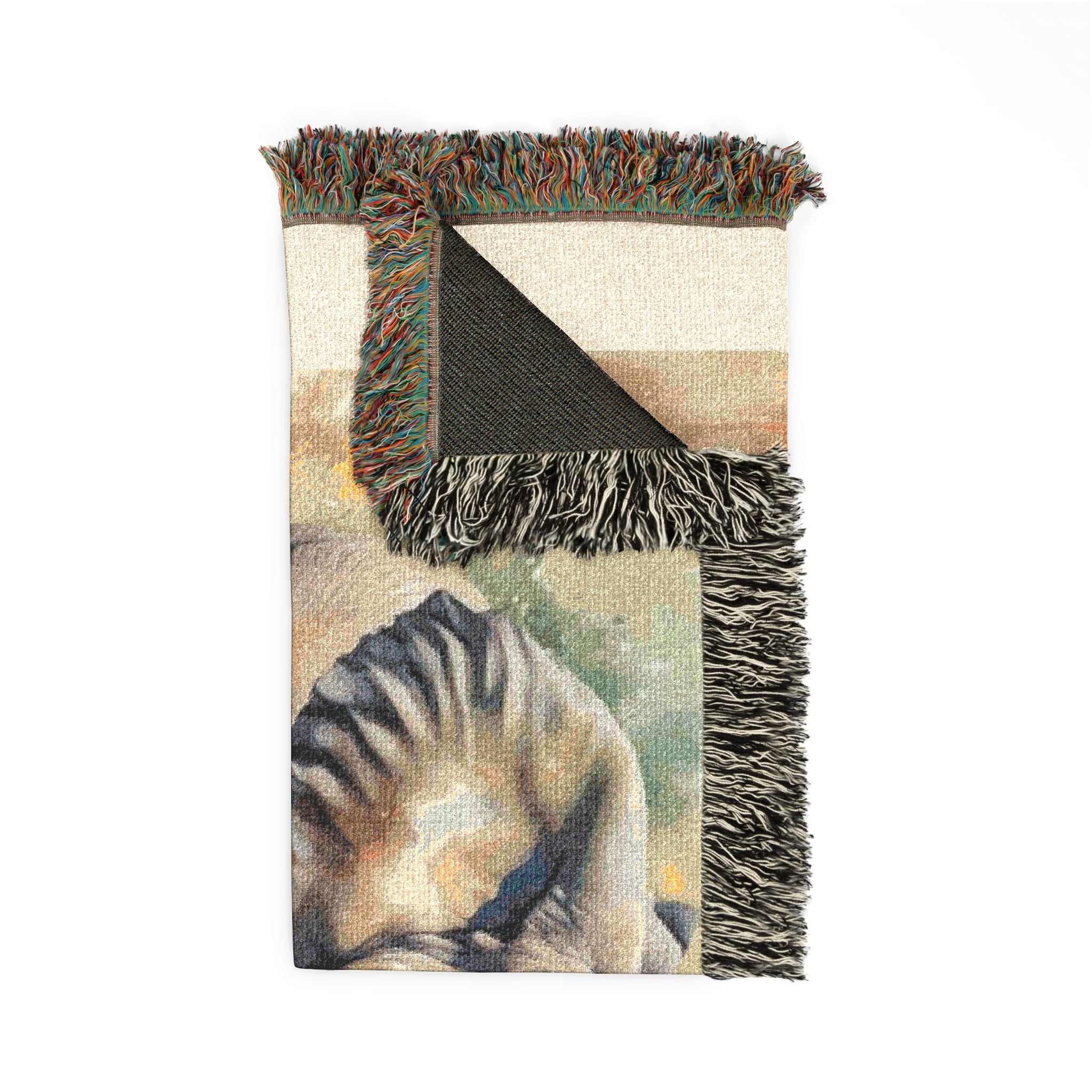 Elephant Bull Woven Blanket