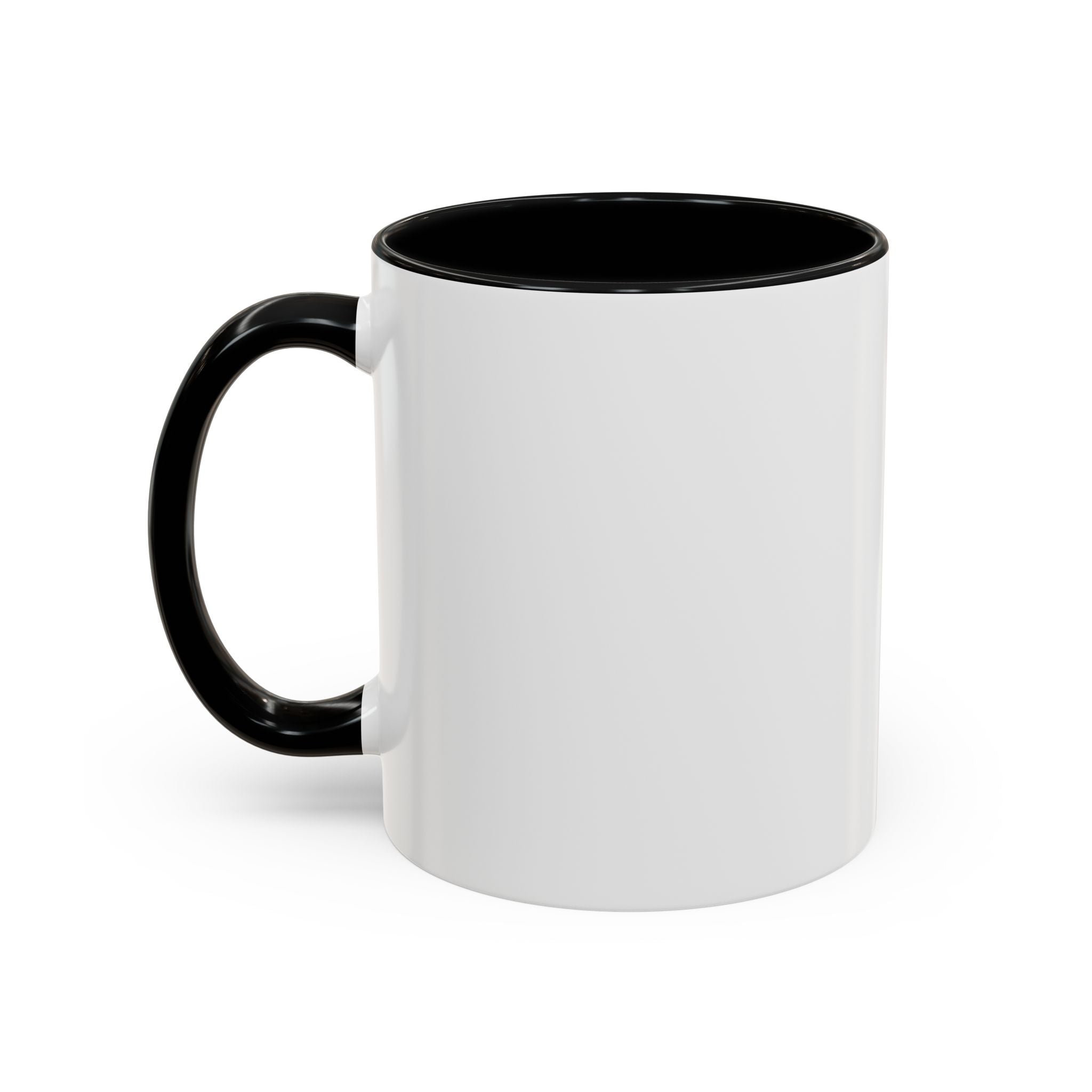 Rhino Watercolor Accent Coffee Mug — Colorful Wildlife Art 11/15oz