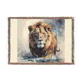 Lion Woven Blanket