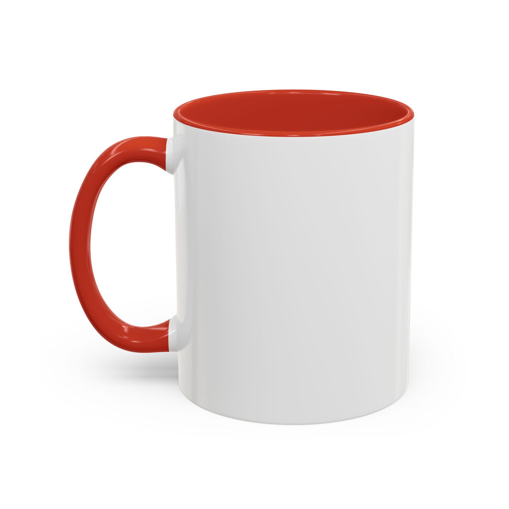 Rhino Watercolor Accent Coffee Mug — Colorful Wildlife Art 11/15oz
