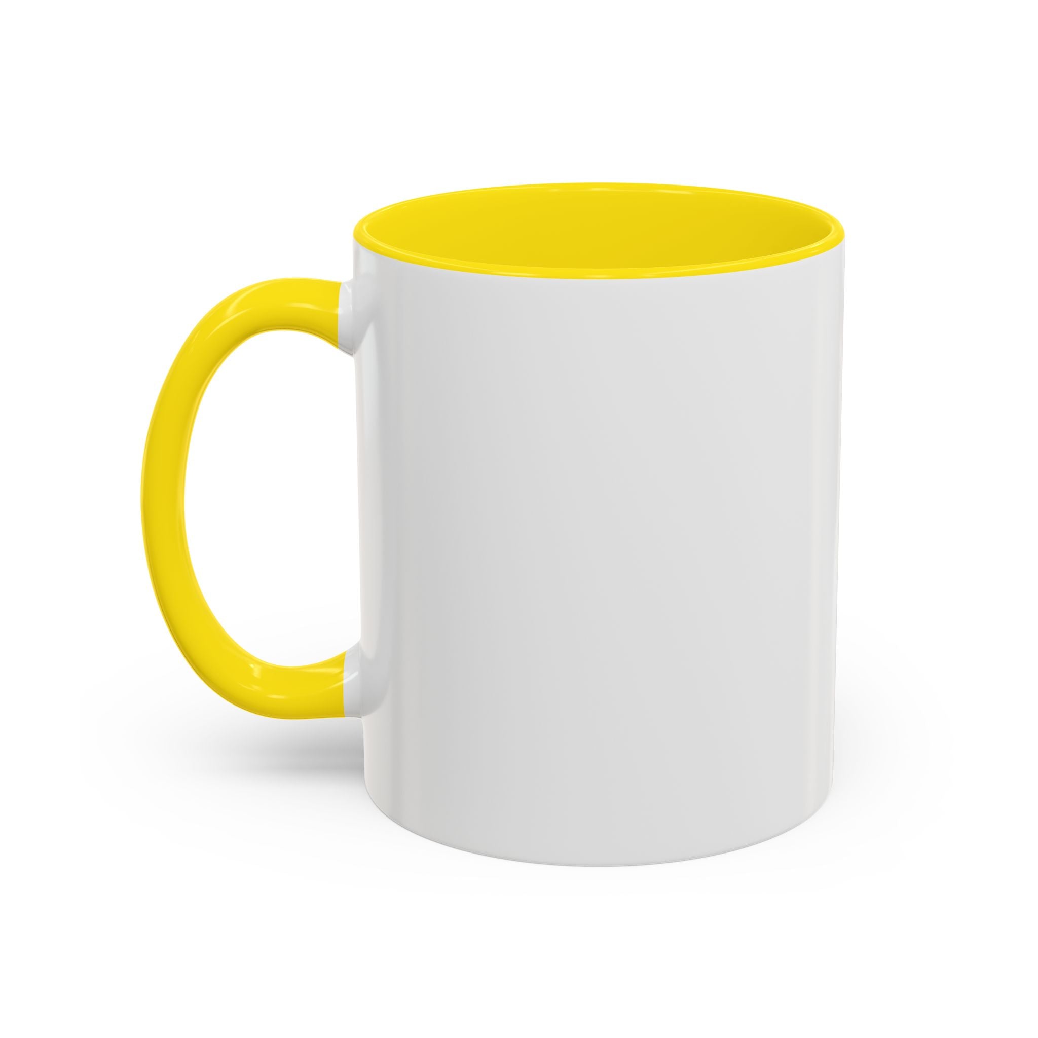 Rhino Watercolor Accent Coffee Mug — Colorful Wildlife Art 11/15oz