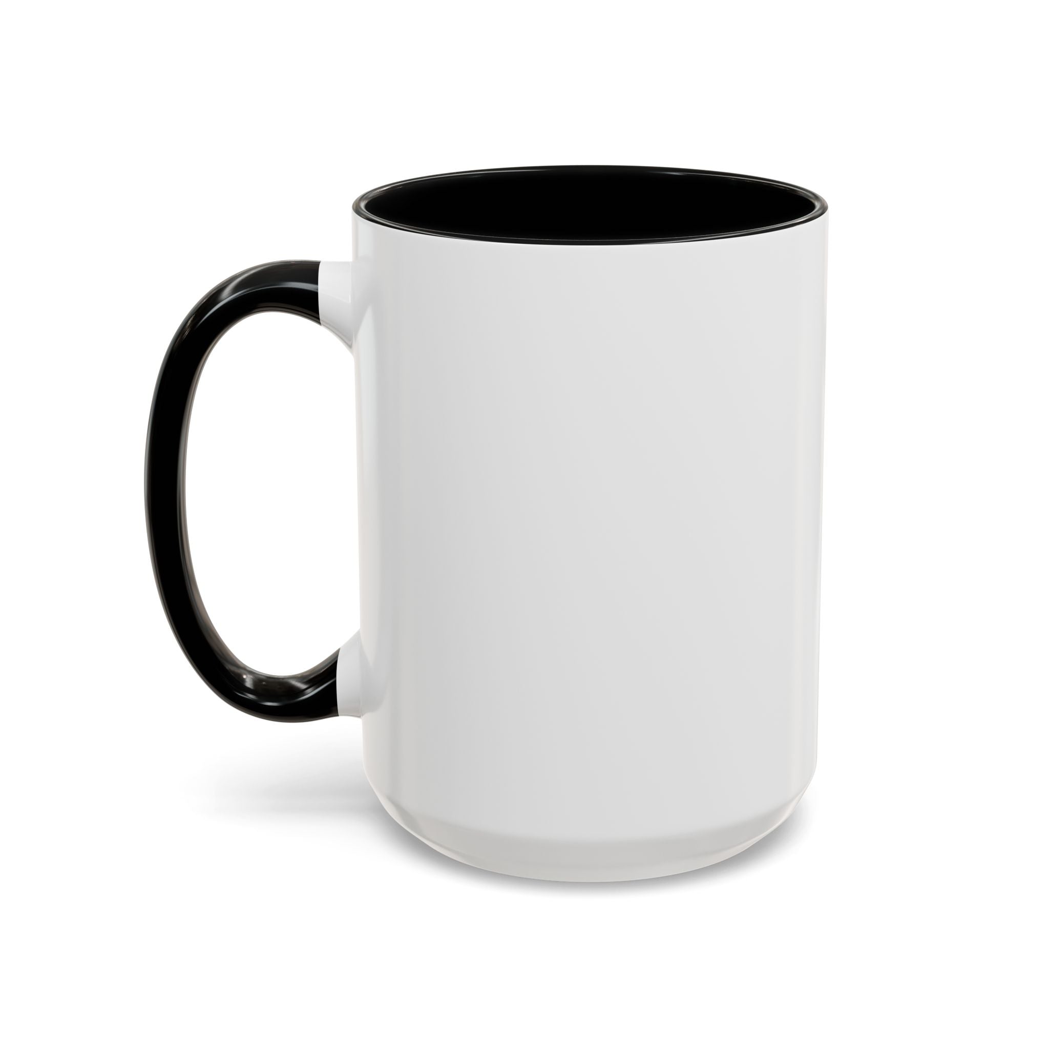 Rhino Watercolor Accent Coffee Mug — Colorful Wildlife Art 11/15oz
