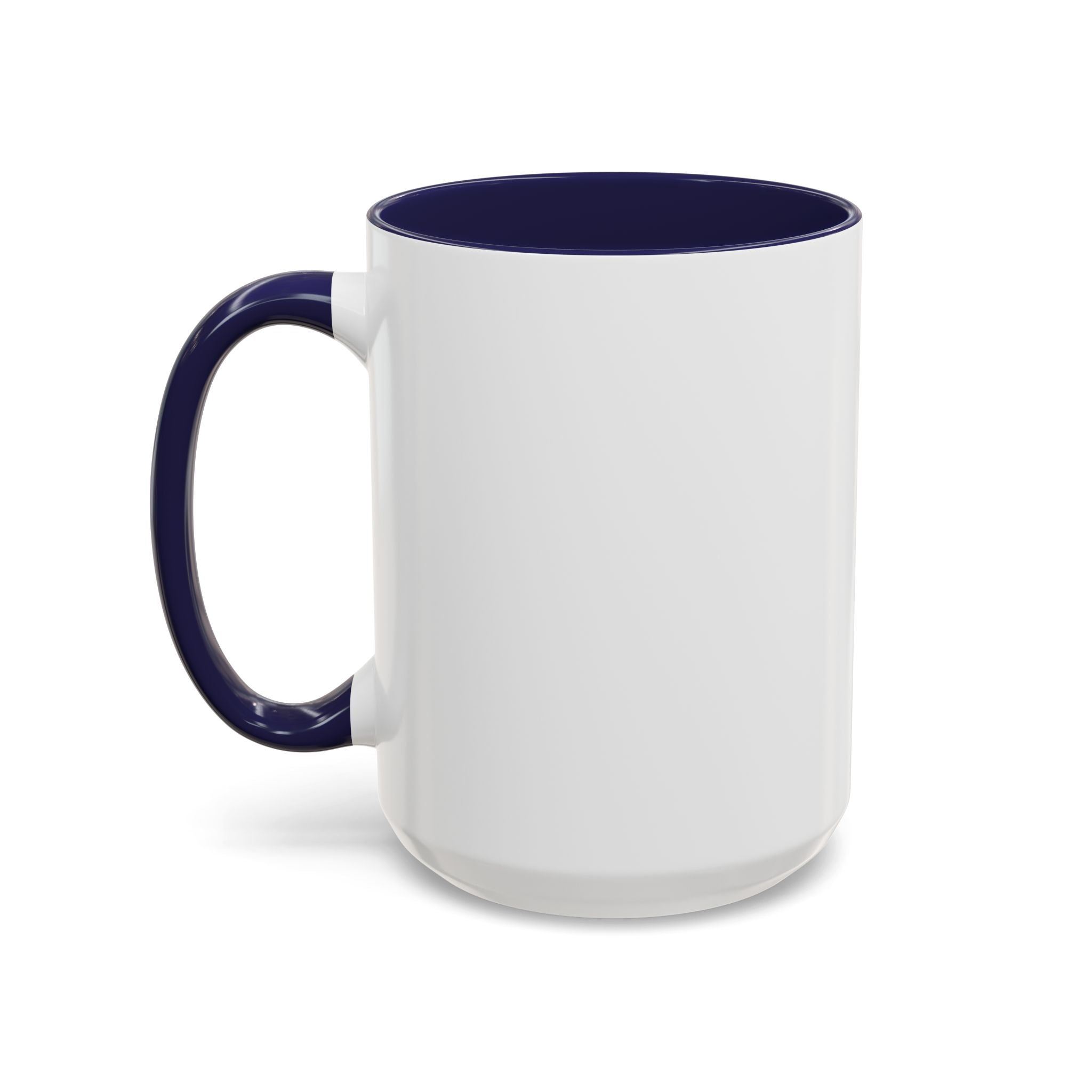 Rhino Watercolor Accent Coffee Mug — Colorful Wildlife Art 11/15oz